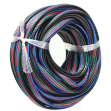 vente en gros fil de câble d&#39;extension de la goupille RVB 4 pour la bande de RVB 5050 3528 LED